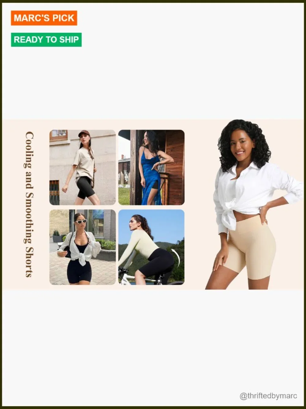 Cooling Slip Shorts for Under Dresses - Anti-Chafing Seamless Boyshort High
